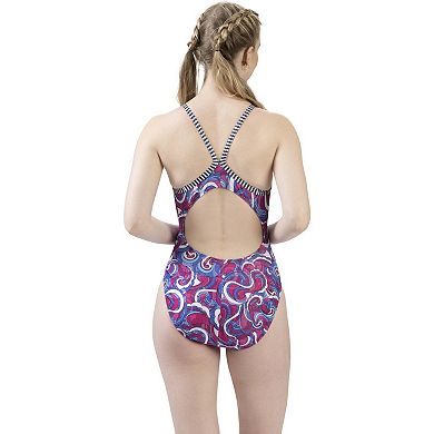 Women's Little Dolfin Uglies Mirage Cutout Back One-Piece Swimsuit