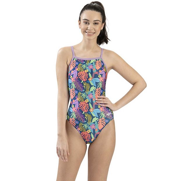 Women's Dolfin Uglies Printed String-Back One-Piece Swimsuit, Kohls Girls  Swimwear