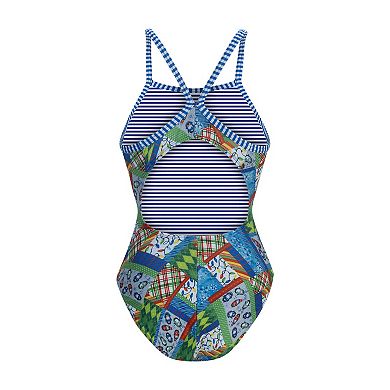 Women's Little Dolfin Uglies Snow Day Cutout Back One-Piece Swimsuit