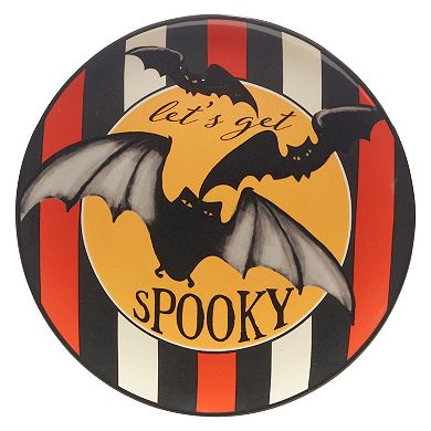 Certified International Spooky Halloween 4-piece Dessert Plate Set