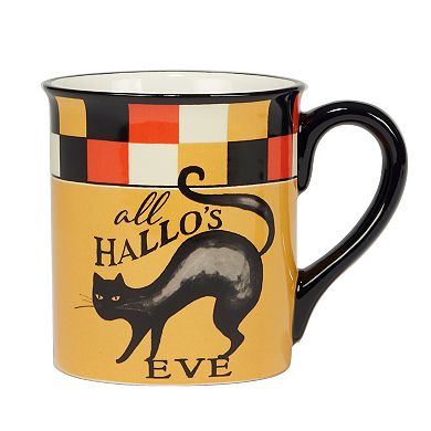 Certified International Spooky Halloween 4-piece Mug Set