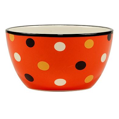 Certified International Spooky Halloween 4-piece Ice Cream Bowl Set