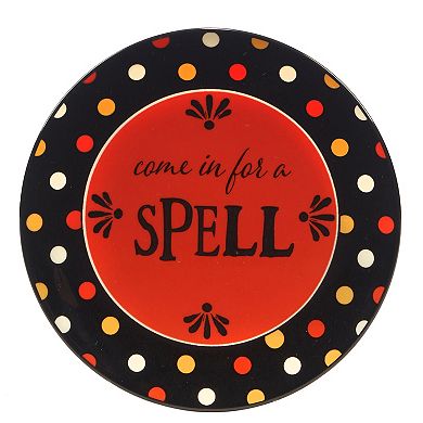 Certified International Harvest Blessings 4-piece Canape Plate Set