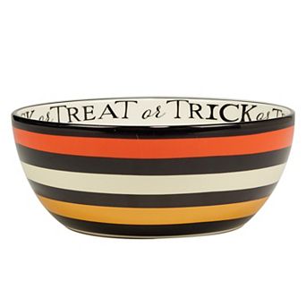 Certified International Spooky Halloween Deep Trick-Or-Treat Bowl
