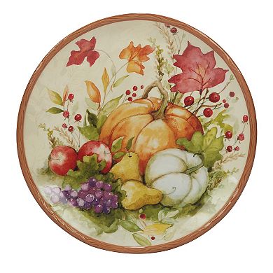 Certified International Harvest Blessings 4-piece Dinner Plate Set