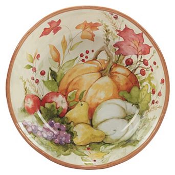Certified International Harvest Blessings Serving Bowl