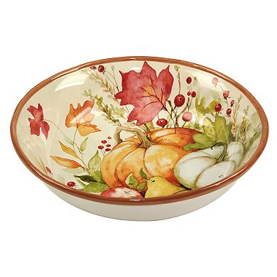 Certified International Harvest Blessings Serving Bowl