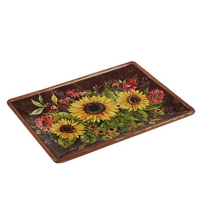 Certified International Harvest Blessings Rectangle Platter