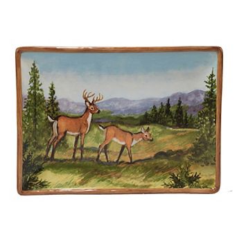 Certified International Mountain Summit Rectangular Serving Platter