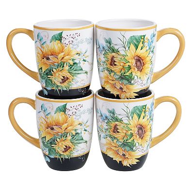 Certified International Sunflower Fields 16-piece Dinnerware Set