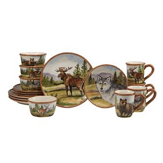 Certified International Mountain Summit 16 pc Dinnerware Set