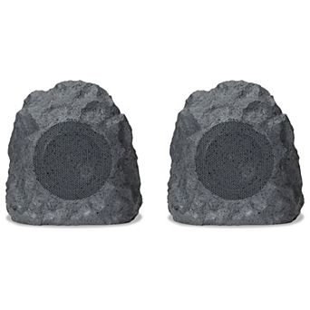 iLive GEO + Waterproof Rock Speaker Pair
