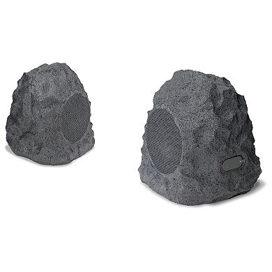 iLive GEO + Waterproof Rock Speaker Pair