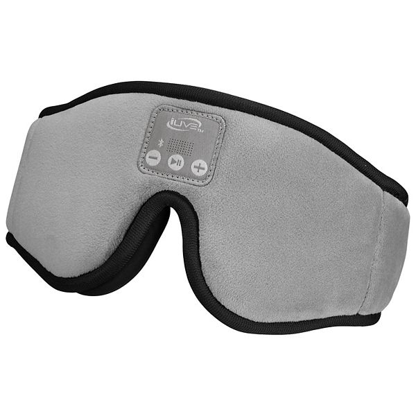 iLive Wireless Sleep Mask Headphones with White Noise - Gray