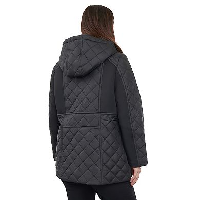 Plus Size London Fog Quilted Jacket