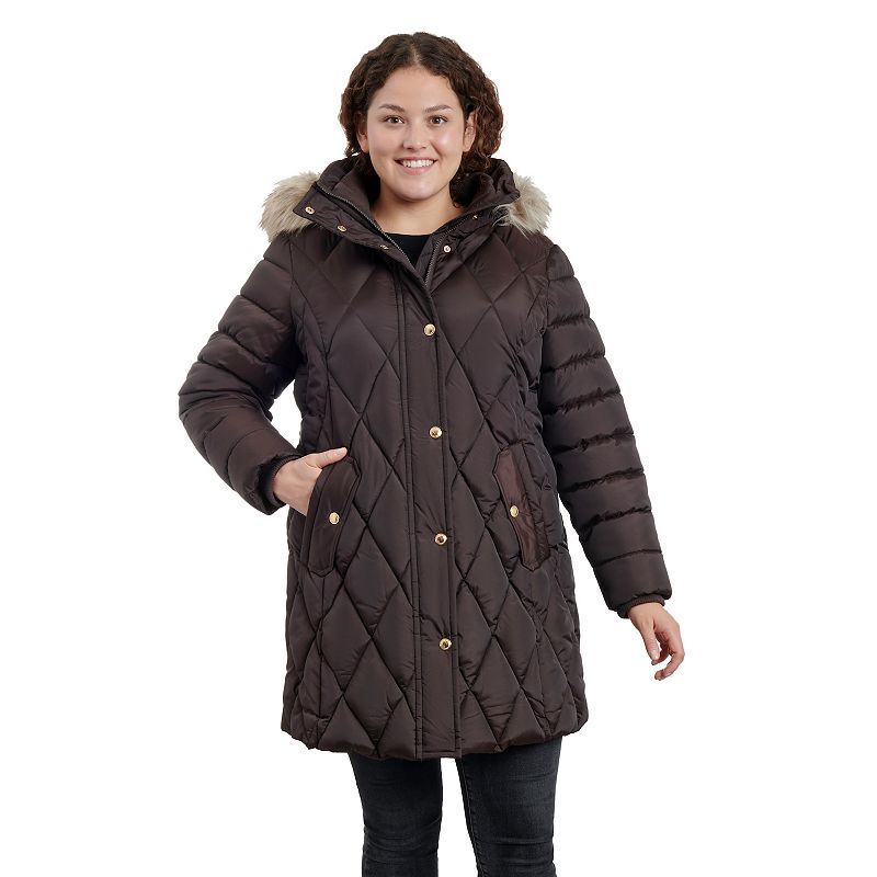 Ankle length hot sale puffer coat