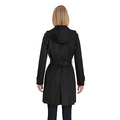 Women's London Fog Double Breasted Trench Coat