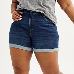 Kohls womens plus size on sale shorts