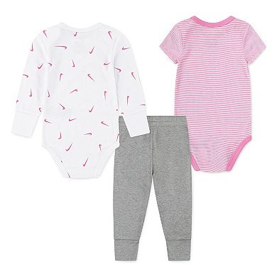 Baby Nike Bodysuits and Pants 3 Piece Set