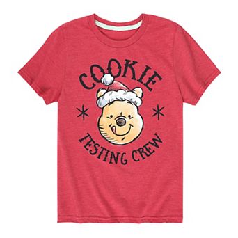Disney's Winnie The Pooh Boys 8-20 Cookie Testing Crew Graphic Tee