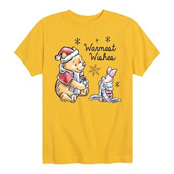 Disney's Winnie The Pooh Boys 8-20 Warmest Wishes Graphic Tee