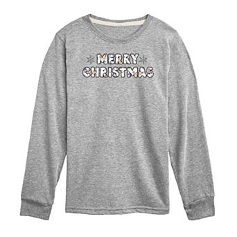 Disney's Winnie The Pooh Boys 8-20 Merry Christmas Long Sleeve Graphic Tee