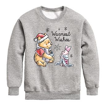 Disney's Winnie The Pooh Boys 8-20 Warmest Wishes Fleece Sweatshirt