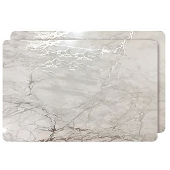 Dainty Home Marble Cork 12" x 18" Placemats Set Of 2
