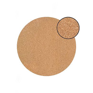 Dainty Home Marble Cork 15" Round  Placemats Set Of 6