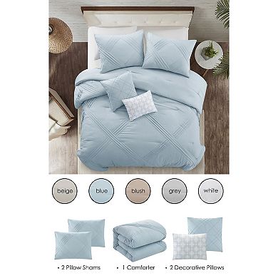 Richie Comforter Sets Included : Pillow Shams, Decorative Pillows, Comforter