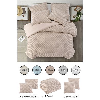 Azalia Duvet Sets Included : Pillow Shams, Euro Shams, Duvet Cover