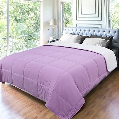 Soft Lightweight Down Alternative Reversible Comforter King Size