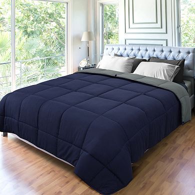 Soft Lightweight Down Alternative Reversible Comforter King Size