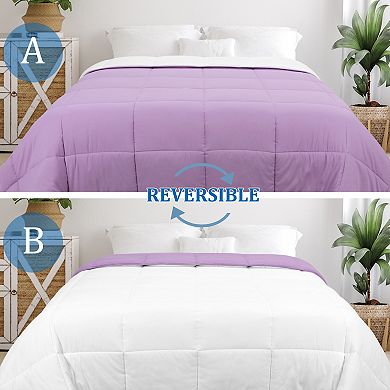 Soft Lightweight Down Alternative Reversible Comforter King Size