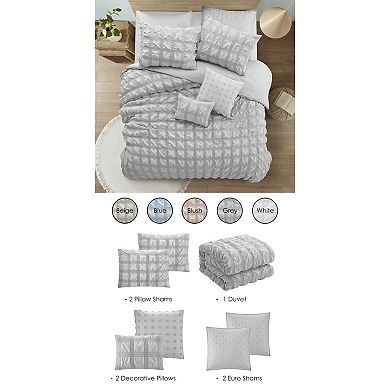 Alea Duvet Sets Included : Pillow Shams, Euro Shams, Decorative Pillows, Duvet Cover
