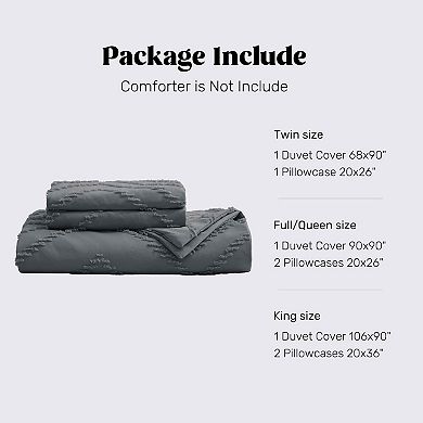 Unikome Soft Duvet Cover with Zipper Closure-Chic Home Bedding Duvet Cover