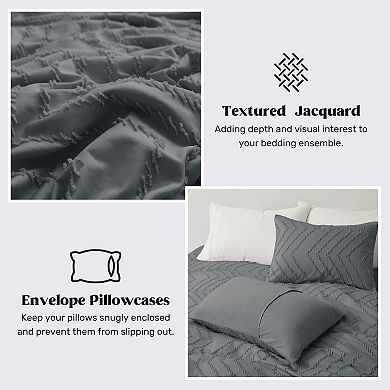 Unikome Soft Duvet Cover with Zipper Closure-Chic Home Bedding Duvet Cover