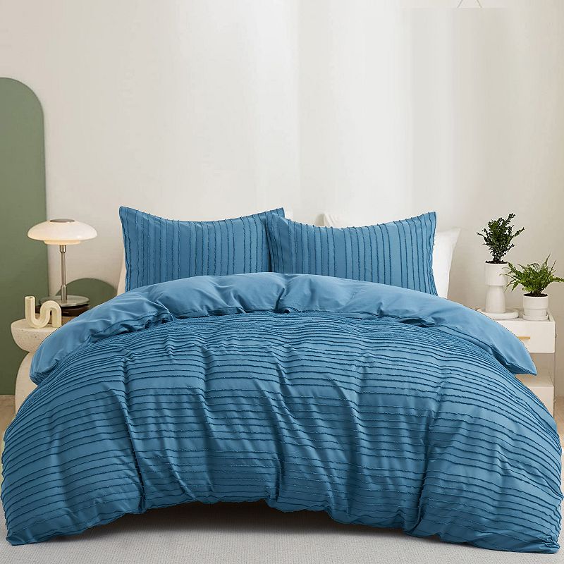 Cotton Stripe Duvet Cover Set