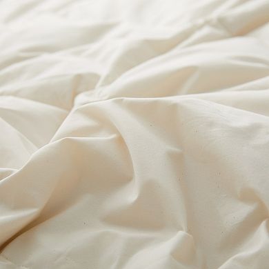Unikome 300 TC Lightweight 100% Organic Cotton Goose Down Feather Fiber Comforter