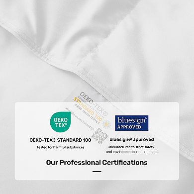 Unikome Lightweight Summer Comforter, Noiseless & Extra Soft Goose Down Duvet Insert