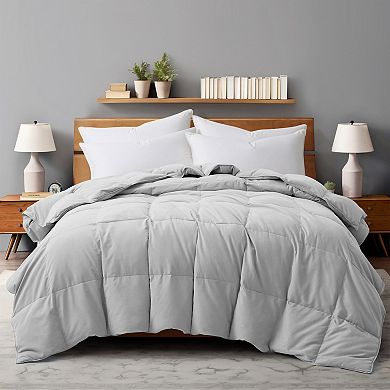 Unikome Lightweight Summer Comforter, Noiseless & Extra Soft Goose Down Duvet Insert