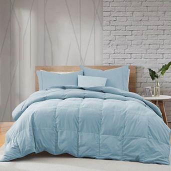 Unikome Luxurious Softness Lightweight Down Blanket White Goose Down Feather Fiber Comforter