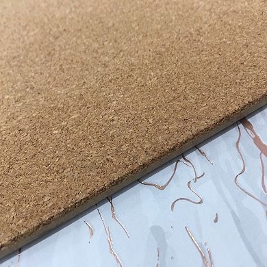 Dainty Home Marble Cork 15" Round Placemats Set Of 8