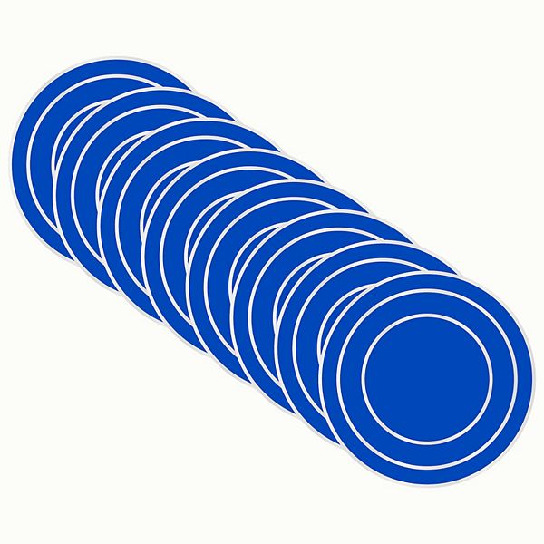 Dainty Home Marble Cork 15" Round Placemats Set Of 8