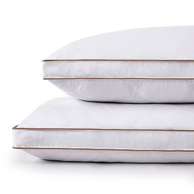 Unikome 2 Pack Goose Feather Down Side/Back Sleeper Bed Pillows