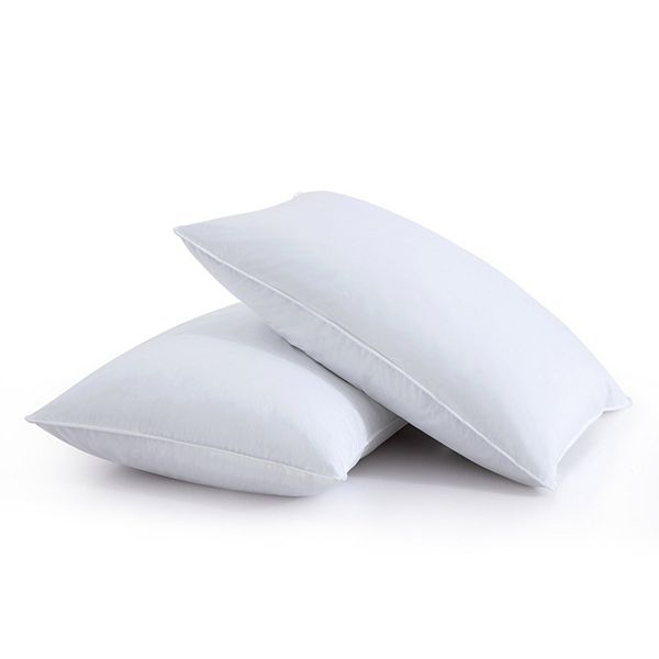 Unikome 2 Pack Goose Feather Down Side/Back Sleeper Bed Pillows