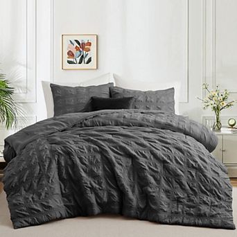 Unikome All Season Premium Clipped Down Alternative Reversible Comforter Set