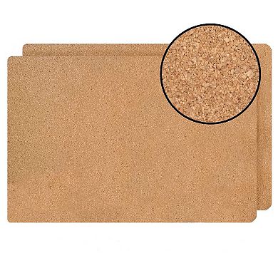 Dainty Home Marble Cork 12" x 18" Placemats Set Of 4