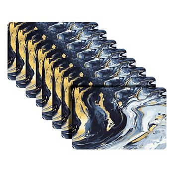 Dainty Home Marble Cork 12" x 18" Placemats Set Of 8