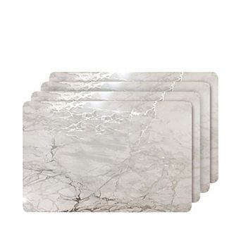 Dainty Home Marble Cork 12" x 18" Placemats Set Of 4